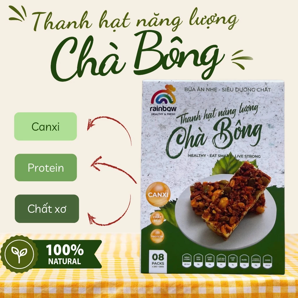 Thanh gạo lứt chà bông