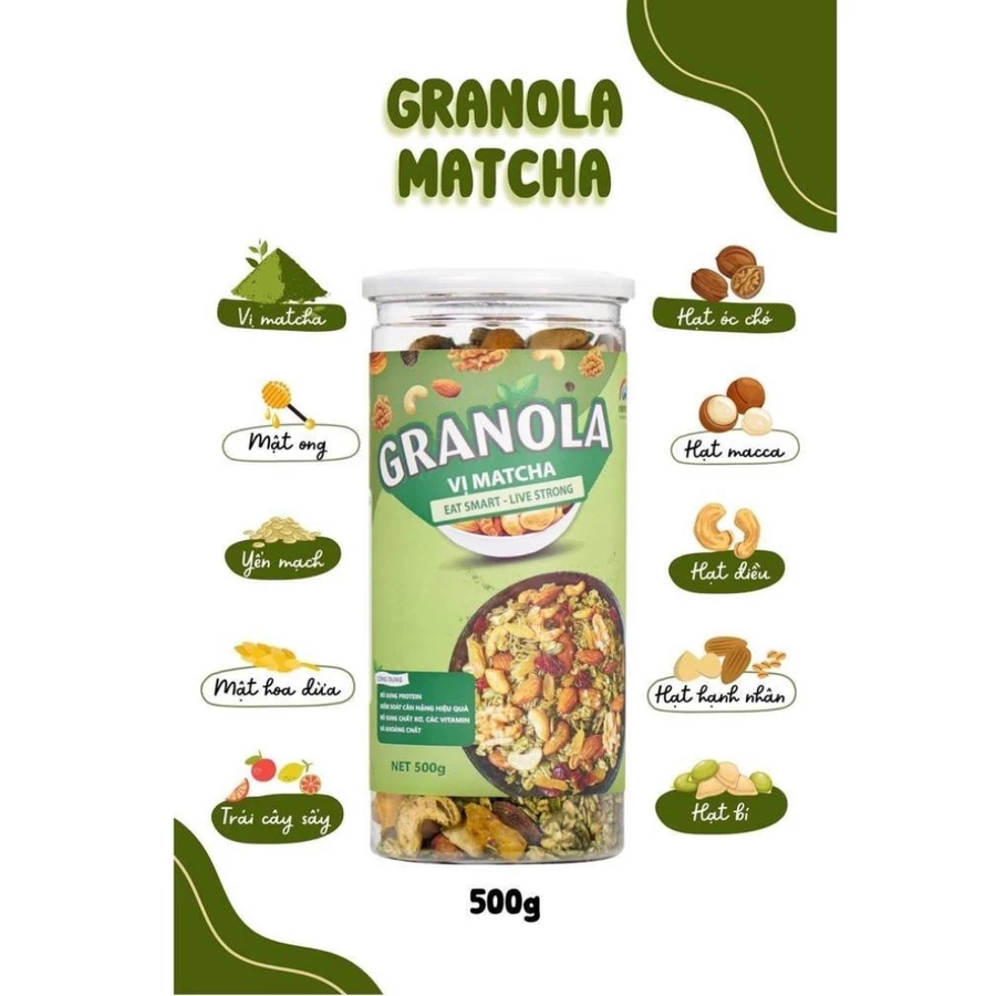 Granola matcha