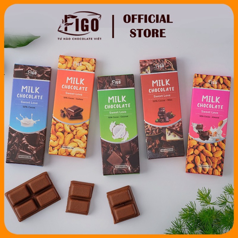 Chocolate FIGO đậm đà socola Việt nhiều vị
