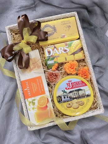 [KR03] Khay Gỗ Quà Tết Không Rượu 4 món