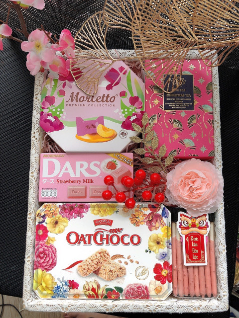 [KR04] Khay Gỗ Quà Tết Không Rượu 5 món