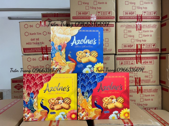 Bánh quy Công Azolnes - Thùng 14 hộp