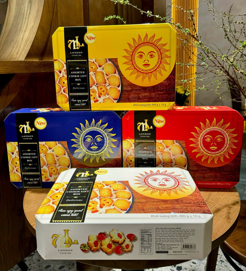 Bánh chống lưng Mặt trời hộp giấy - Thùng 20 hộp