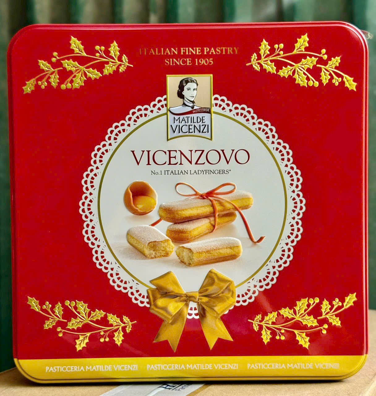 Bánh cuộn trứng Ý Vicenzovo bản to - Thùng 12 hộp