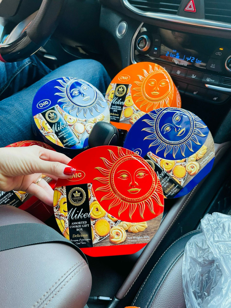 Bánh quy Mặt trời hộp thiếc - Thùng 24 hộp