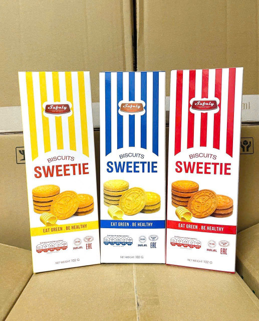 Bánh Sweetie kẻ sọc - Thùng 36 hộp