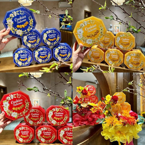 Bánh Cookie sukems bát giác - Thùng 36 hộp