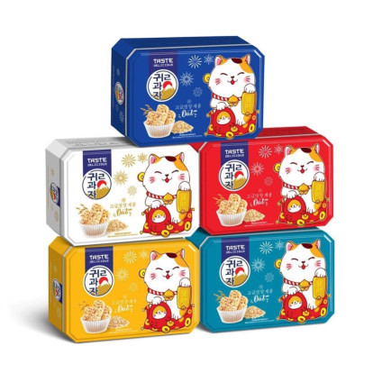 Bánh Mèo Thần Tài Cao Cấp Giòn Rụm, Thơm Ngon - Thanh Sữa Lúa Mạch