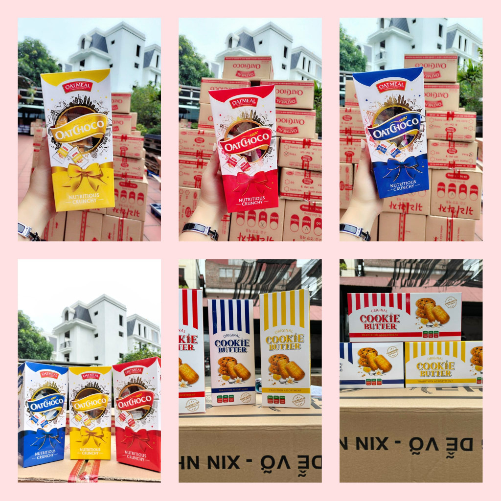 Kẹo Oat Choco vát - Thùng 24 hộp