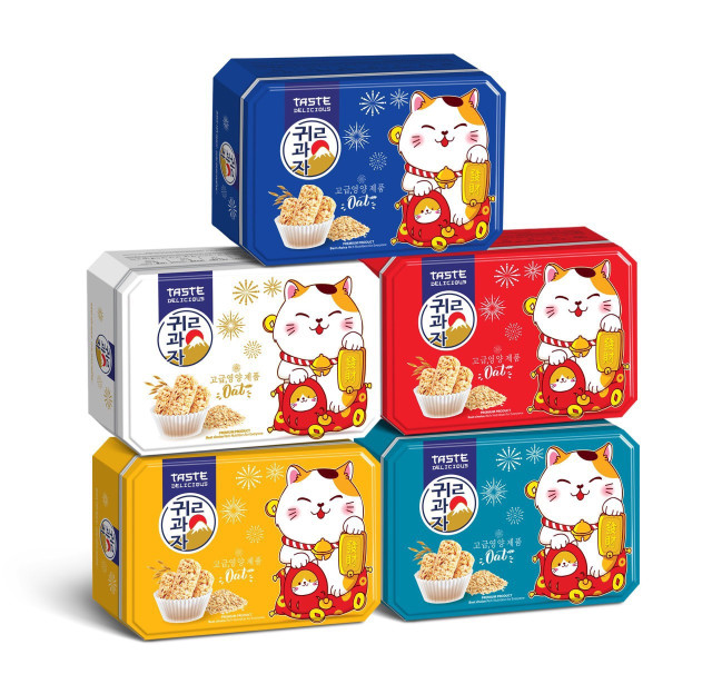 Bánh Oat lúa mạch nhí Mỹ Liên- Mèo - Thùng 36 hộp