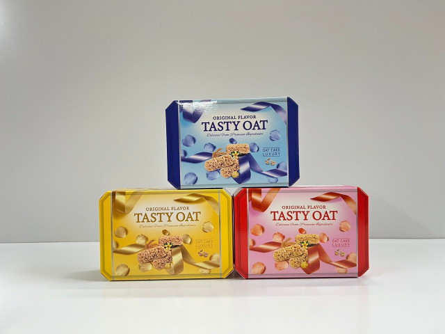 Bánh Oat lúa mạch nhí Mỹ Liên Tasty Oat - Oat Milk - Thùng 36 hộp