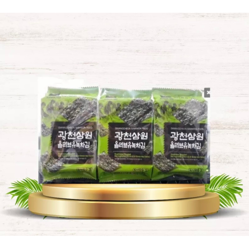 Rong Biển Ăn Liền Hàn Quốc - Set 3 Gói 12g (hàng nhập khẩu chính hãng)