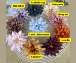 Hoa thược dược cành dài 12.5cm - Phụ kiện trang trí đồ Tết