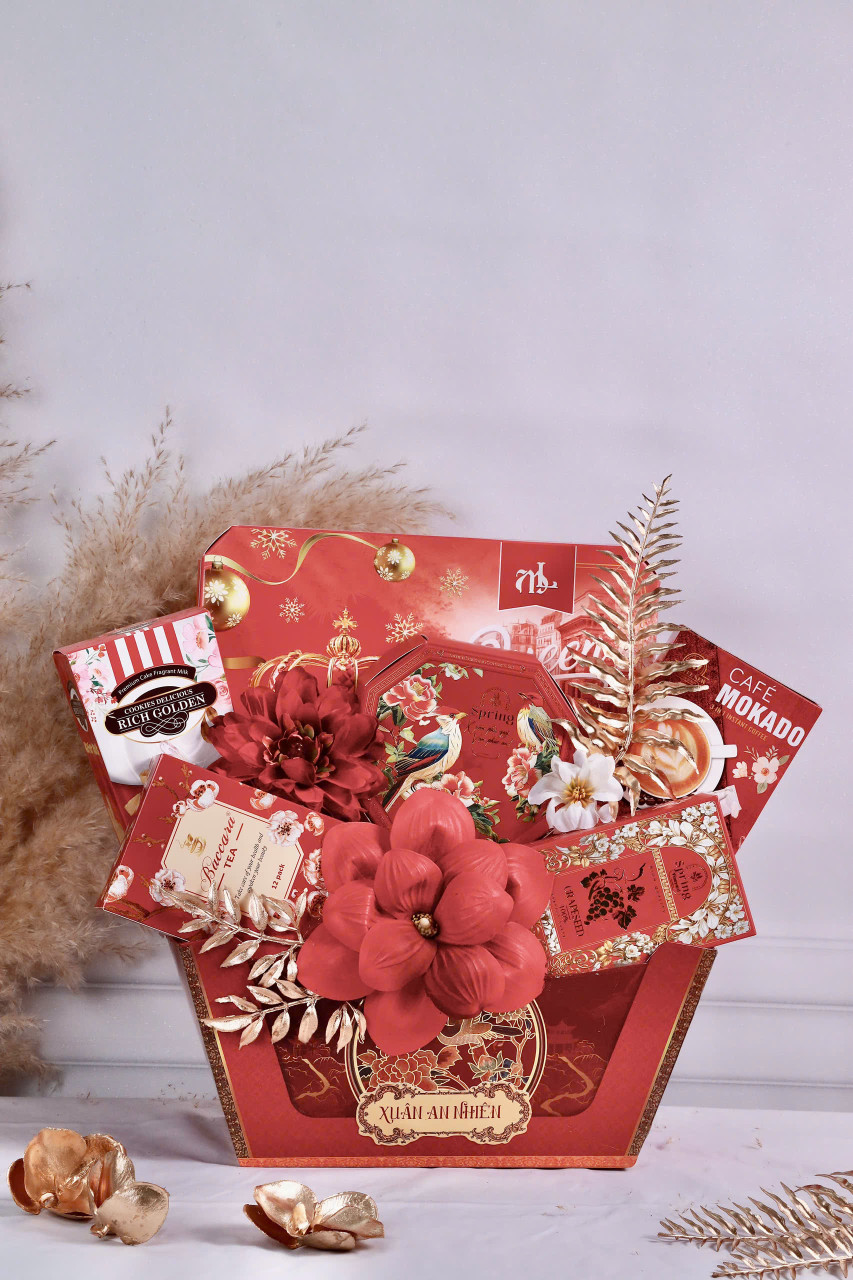Giỏ quà Tết 2025 NB010Đ